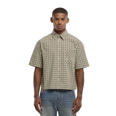 Karl Kani Signature Check Boxy Shirt Λαδί